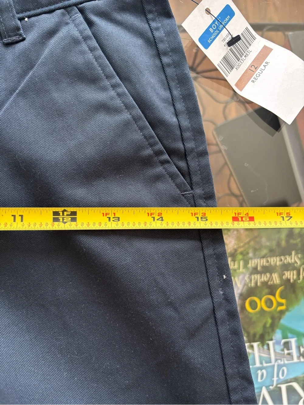 Tommy Hilfiger Boys Flat Front  Boy  School Uniforms Pants SZ 12 Regular